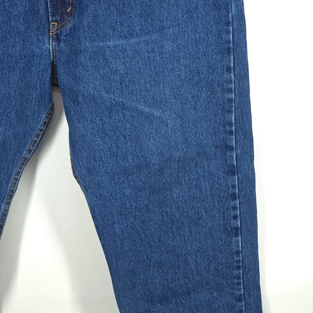 Levi's 505 Denim Jeans Mens 42x29 (44x29) Dark Wash‎ Regular Fit Straight Leg